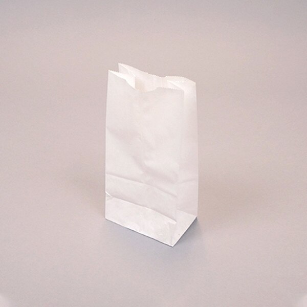 4 lb. White Kraft Paper Bakery Bags